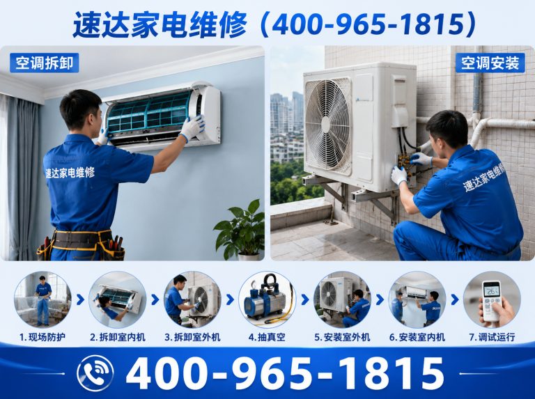 鄂州空调拆装展示图